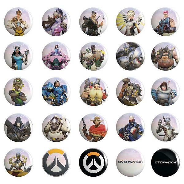 Набор значков Blizzard Overwatch Buttons (50 шт) Набор значков Blizzard Overwatch Buttons (50 шт)