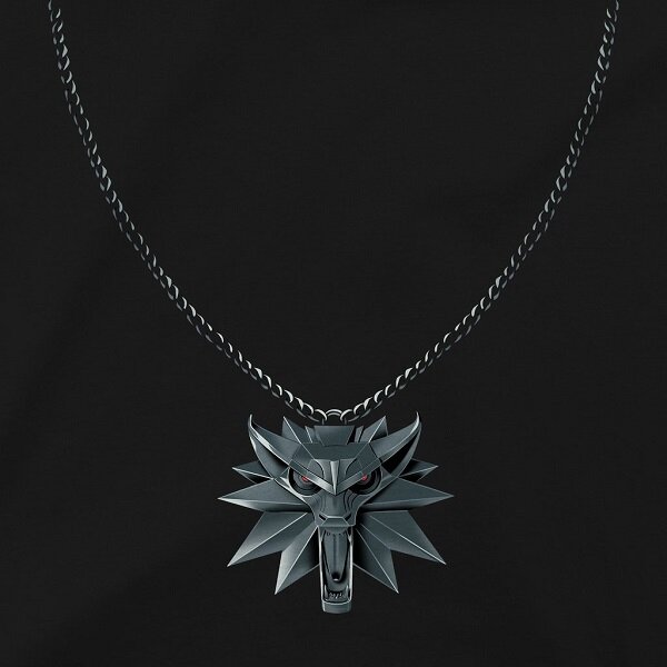 Футболка The Witcher 3 Wolf School Medallion Premium S