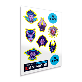Наклейки ANIMAJOR Dota 2 Series 2 