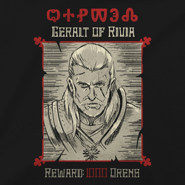 Футболка The Witcher 3 Wanted Poster Premium