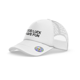 Бейсболка GLHF Белая Good Luck Have Fun