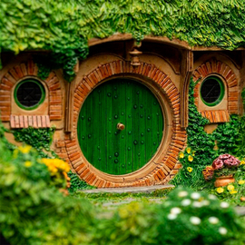 Фигурка The Lord of the Rings Bag End Hobbit Hole Environment