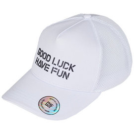 Бейсболка GLHF Белая Good Luck Have Fun
