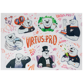 Стикерпак Virtus.pro 20 лет