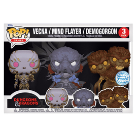 Фигурка Games D&D Funko POP! Vecna/Mind Flayer/Demogorgon (Exc)