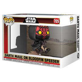 Фигурка Star Wars Funko POP! Episode 1 The Phantom Menace 25th Anniversary Darth Maul on Bloodfin Sp
