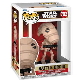 Фигурка Star Wars Funko POP! Episode 1 The Phantom Menace 25th Anniversary Battle Droid (703)
