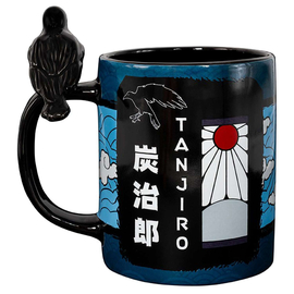 Кружка с 3D ручкой Клинок рассекающий демонов Tanjiro