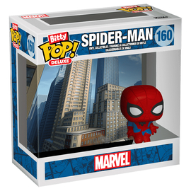 Фигурка Deluxe Marvel Funko Bitty POP! Spider-Man (Cityscape) (160)