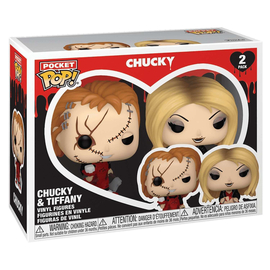 Набор фигурок Chucky Pocket Funko POP! Chucky and Tiffany 2PK
