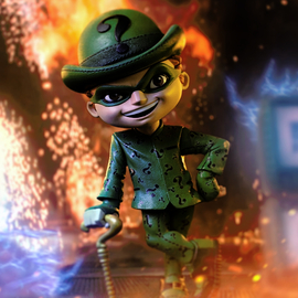 Фигурка Айрон Студиос по вселенной DC - Загадочник Минико