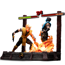 Статуэтка Айрон Студиос Коллекционная статуя Скорпион: Фаталити, издание Делюкс 1/10/ Iron Studios