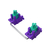 Dark Project KD87A Gateron Teal Cap Dark Project KD87A Gateron Teal Cap