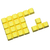 Набор кейкапов Tai-Hao Neon Zinc Yellow 22 keys Набор кейкапов Tai-Hao Neon Zinc Yellow 22 keys