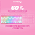 HyperX Alloy Origins 60 Pink Red Switch HyperX Alloy Origins 60 Pink Red Switch