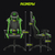 Кресло GLHF 2X Black/Green