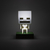 Светильник Minecraft Skeleton Icon Light