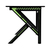 AKRacing GAMING DESK Black/Green AKRacing GAMING DESK Black/Green