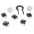 HyperX Pudding Keycaps Full Key Set RU Black